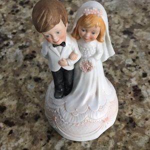 Vintage Porcelain wedding topper